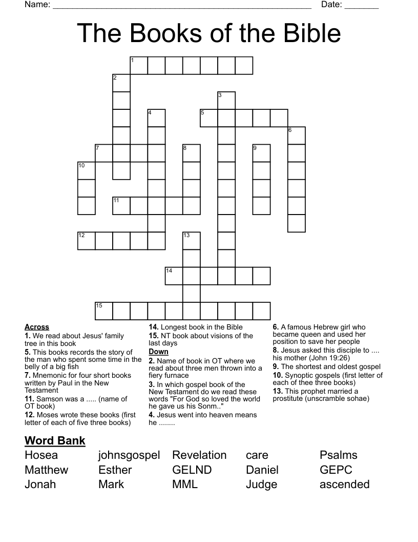 hebrew prophet crossword clue