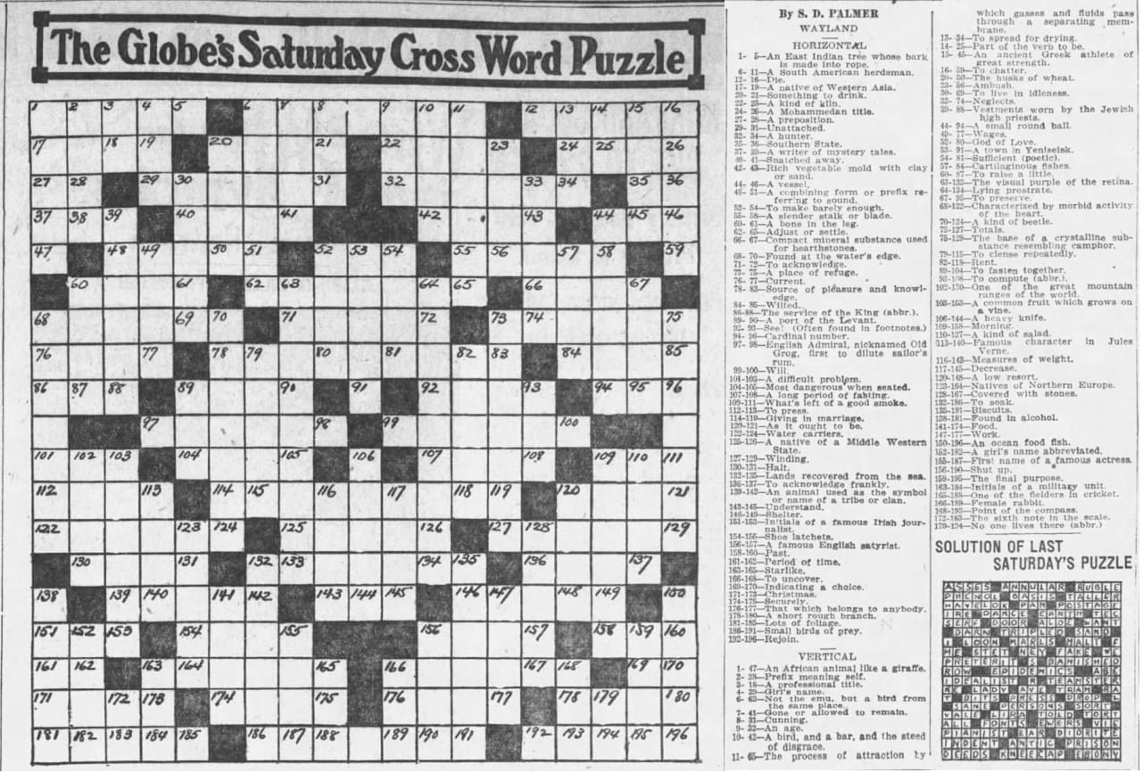 The Boston Globe Builds A Crossword Community The Boston Globe Builds A Crossword Community