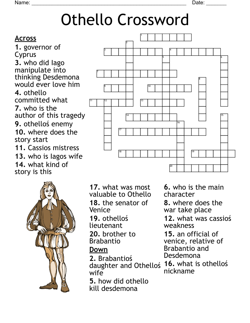 The Importance Of Being Earnest Crossword WordMint