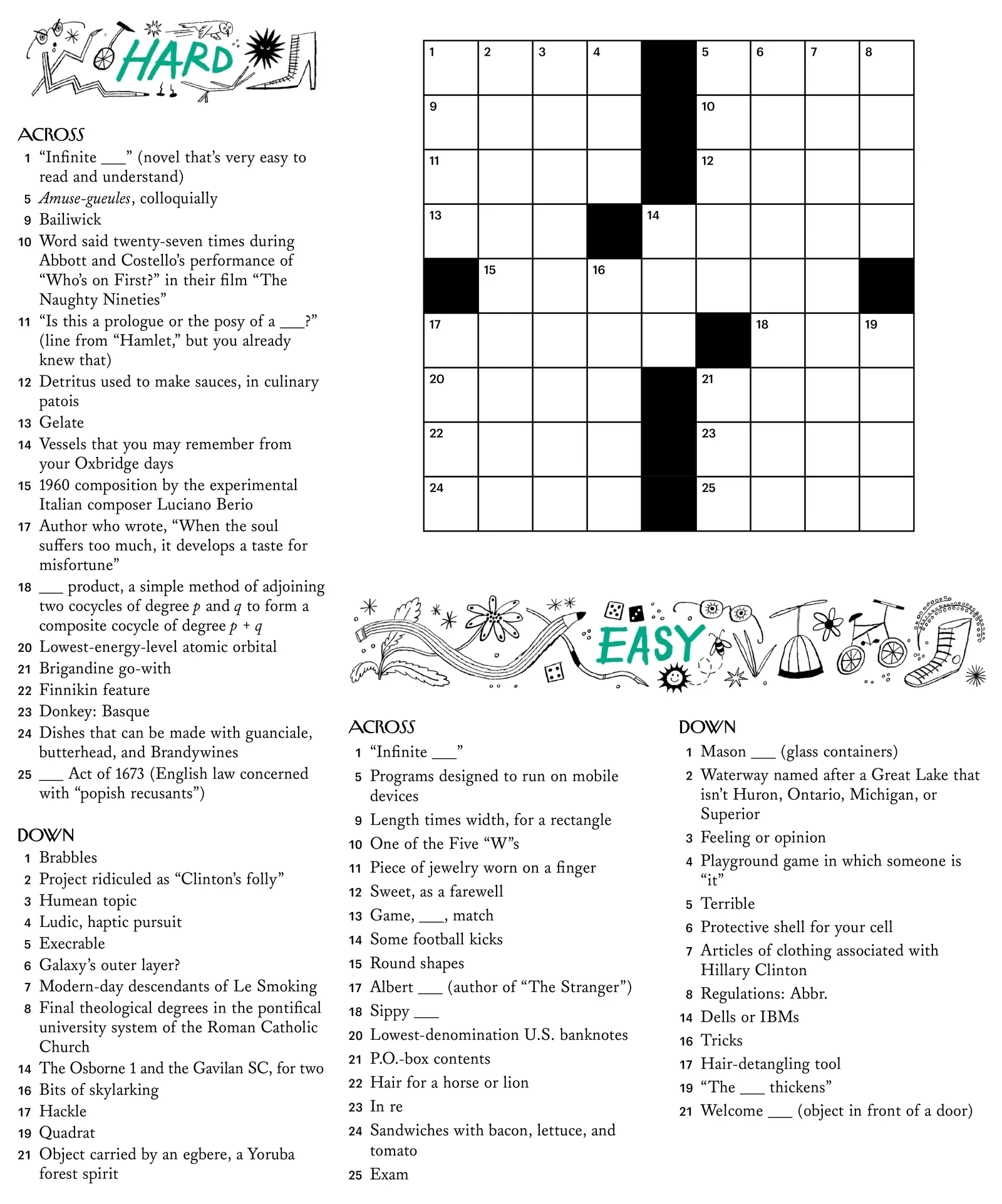 set of nine crossword clue