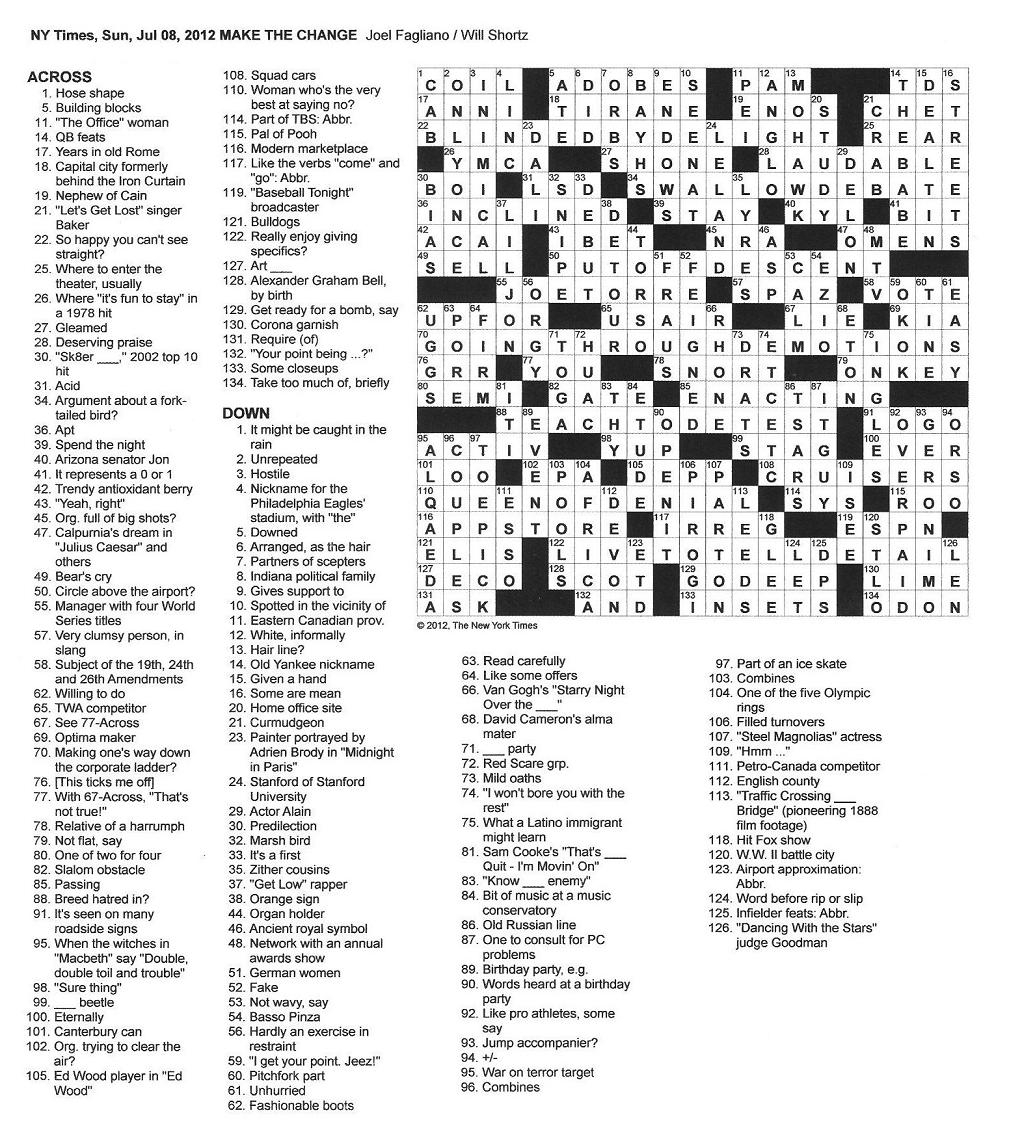 pitchfork shaped letters crossword clue