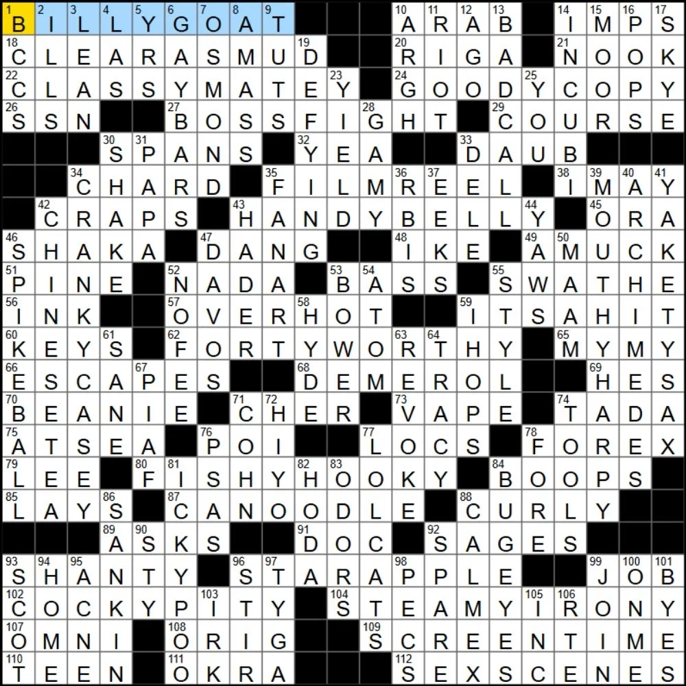 The NYT Crossword Answers And Hints Sunday Oct 5th Rock Paper Shotgun