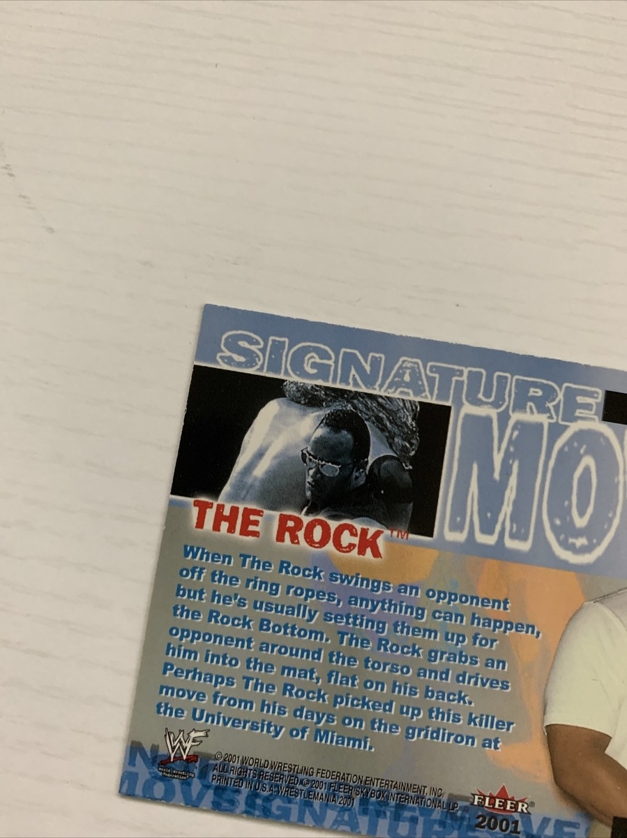 the rock's signature wwe move the rock's signature wwe move