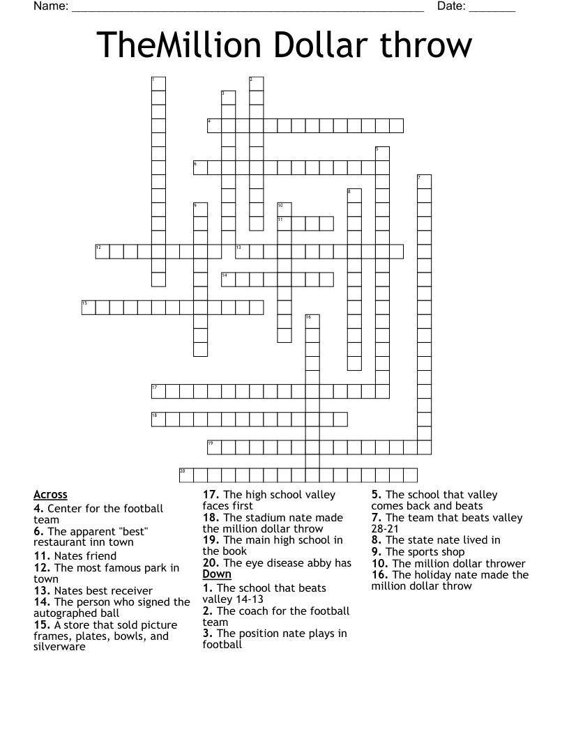 throw at crossword clue