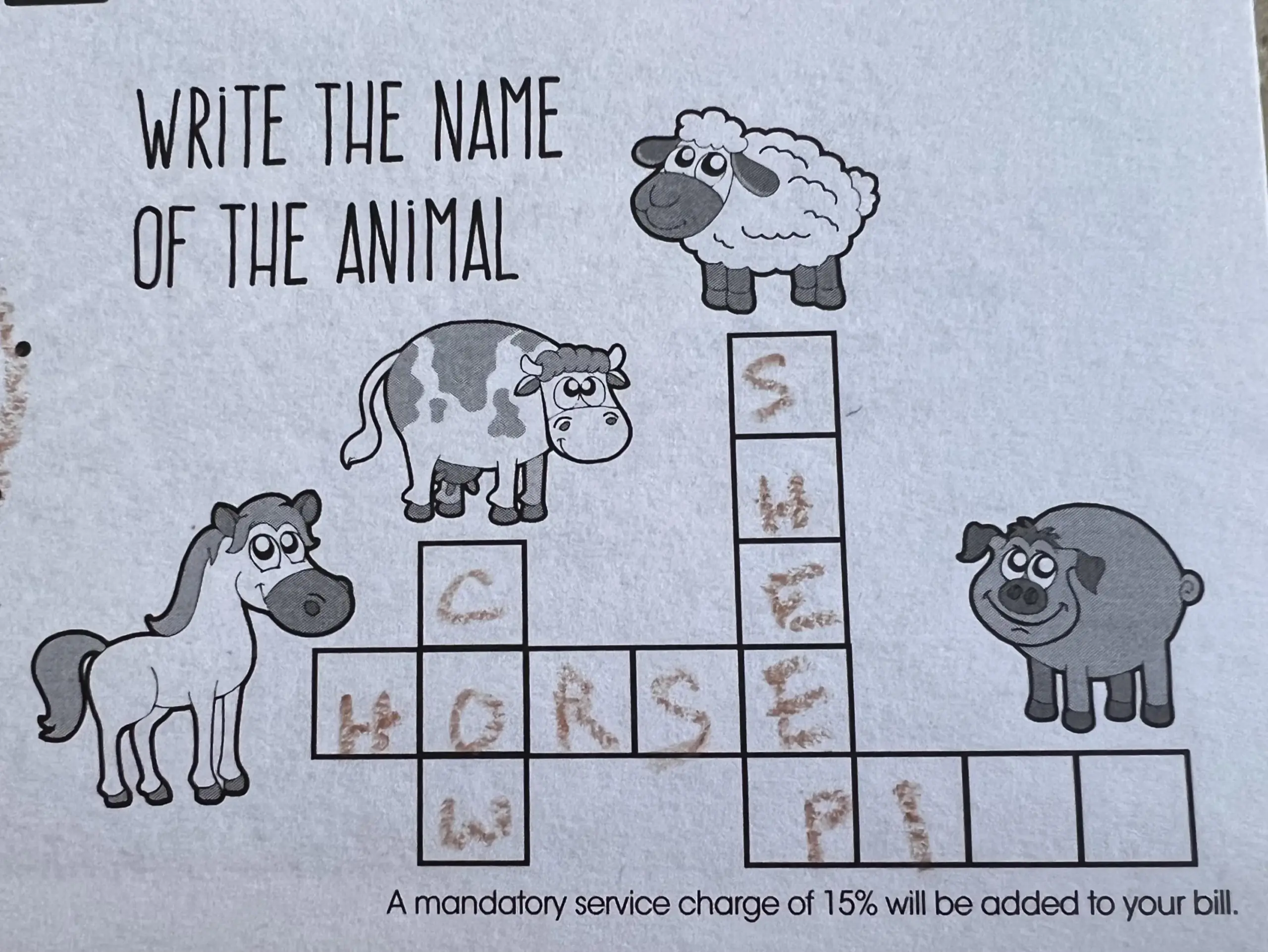 This Kids Crossword At A Restaurant R onejob This Kids Crossword At A Restaurant R onejob