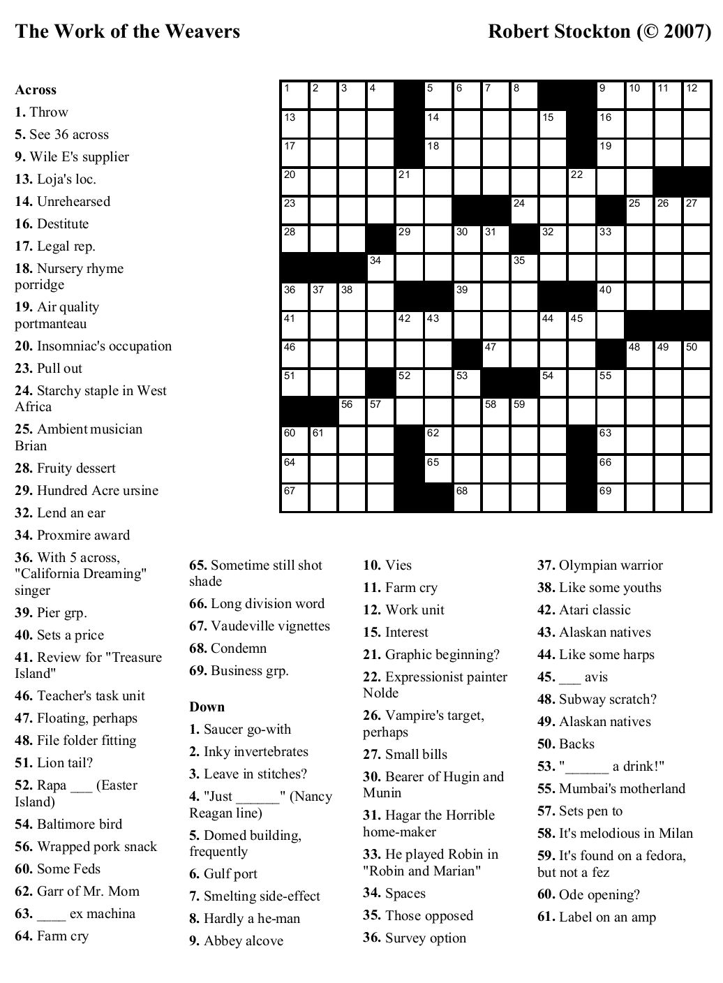 Thomas Joseph Crossword Printable Version Worksheets Library Thomas Joseph Crossword Printable Version Worksheets Library