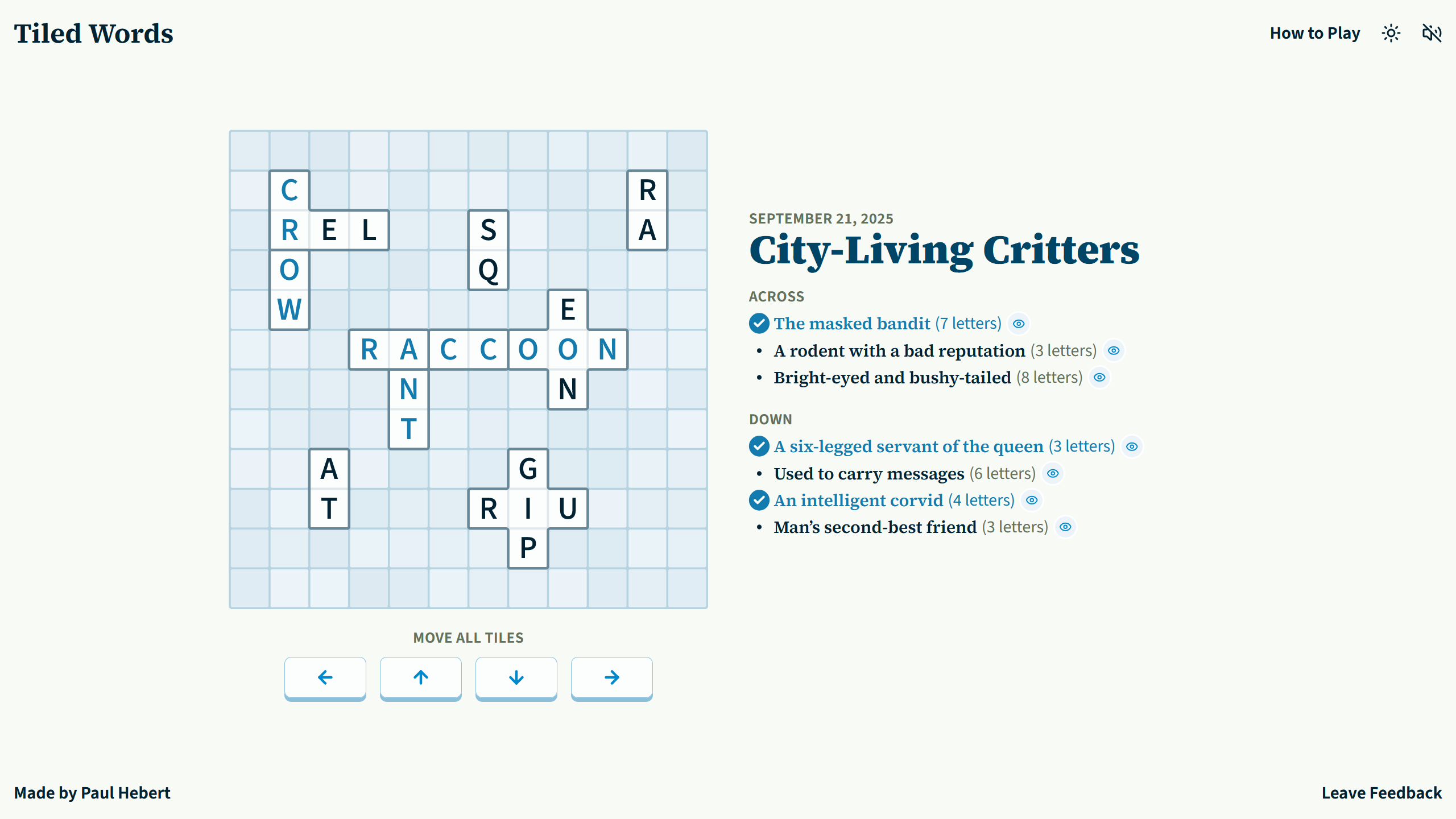 Tiled Words Thinky Games Tiled Words Thinky Games