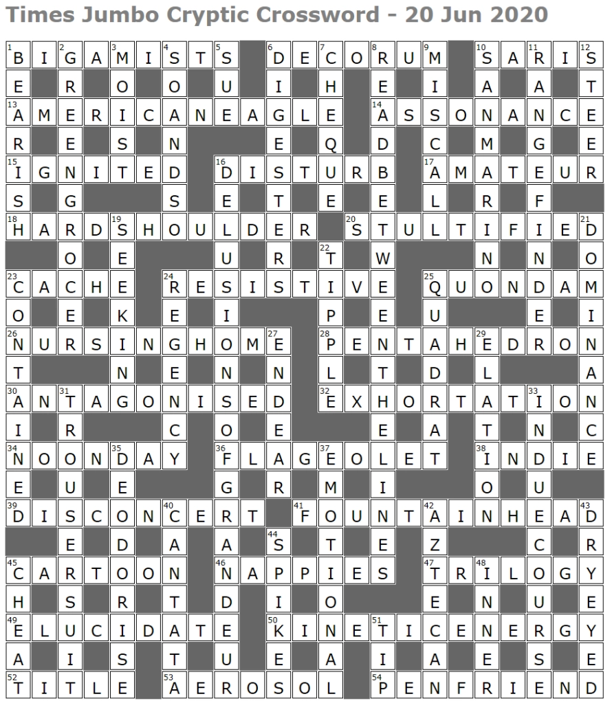 Times Jumbo Cryptic Crossword 1446 Lucian Poll s Web Ramblings
