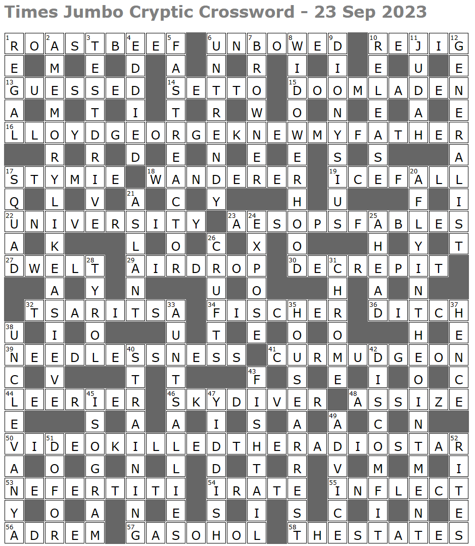Times Jumbo Cryptic Crossword 1636 Lucian Poll s Web Ramblings