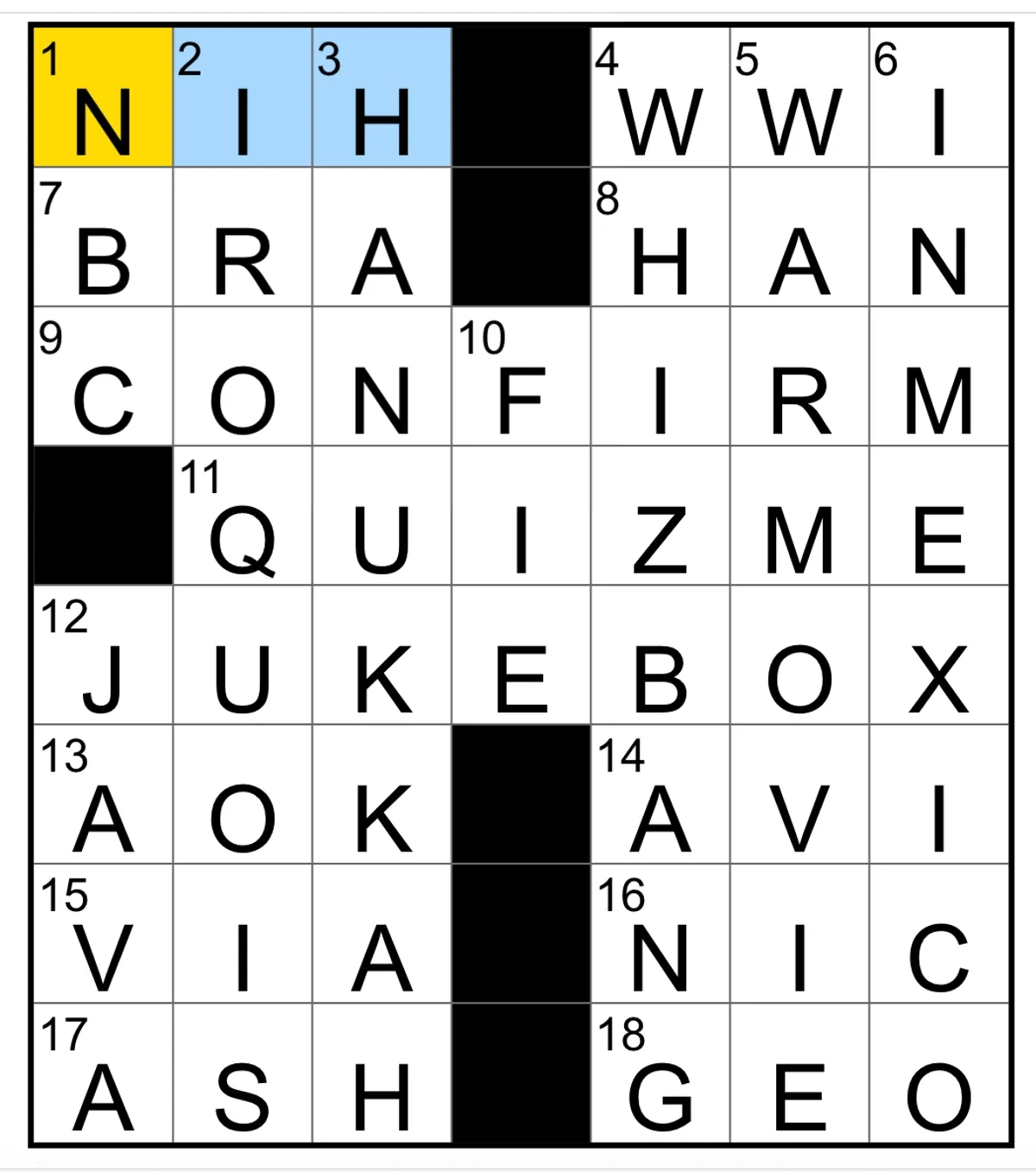 Today s NYT Mini Crossword Answers For June 13 CNET