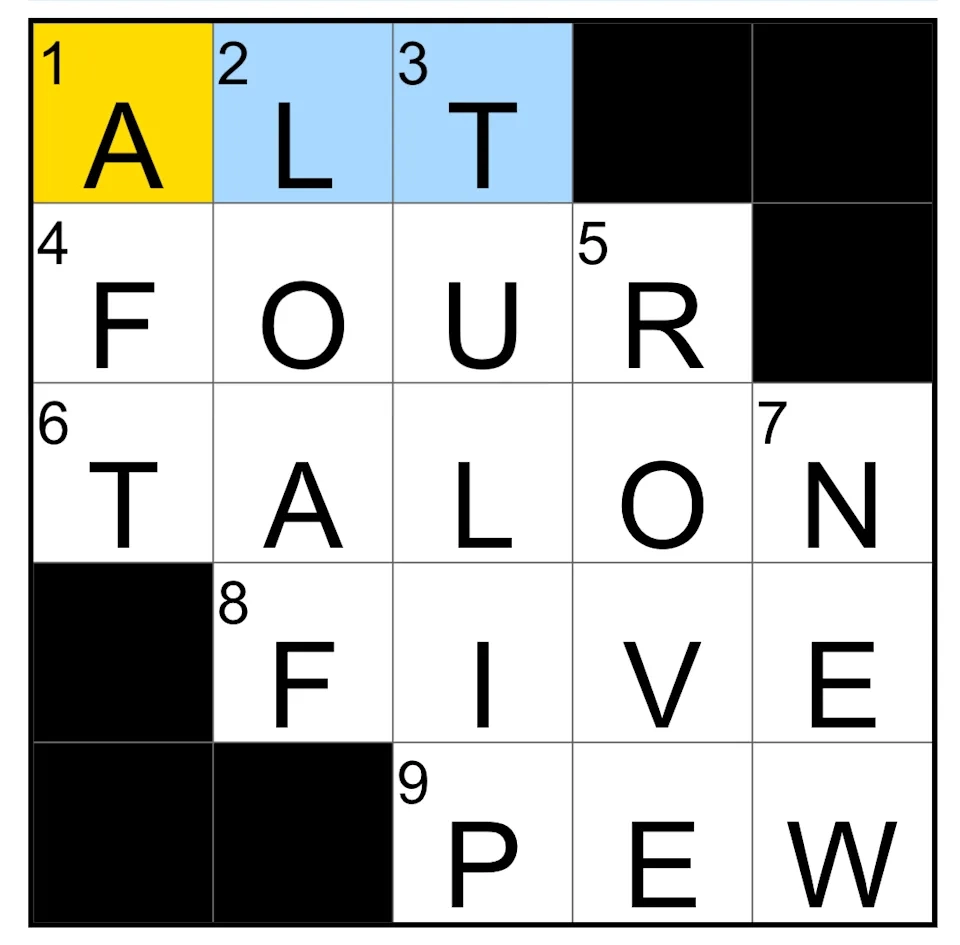 fab nyt crossword clue