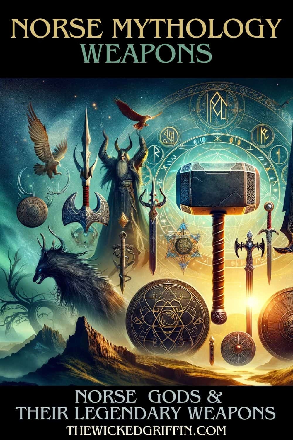 Top Norse Mythology Gods Their Legendary Weapons The Wicked Griffin Top Norse Mythology Gods Their Legendary Weapons The Wicked Griffin