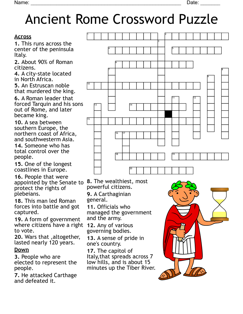 Unit 2 The Romans Late Antiquity Crossword WordMint Unit 2 The Romans Late Antiquity Crossword WordMint