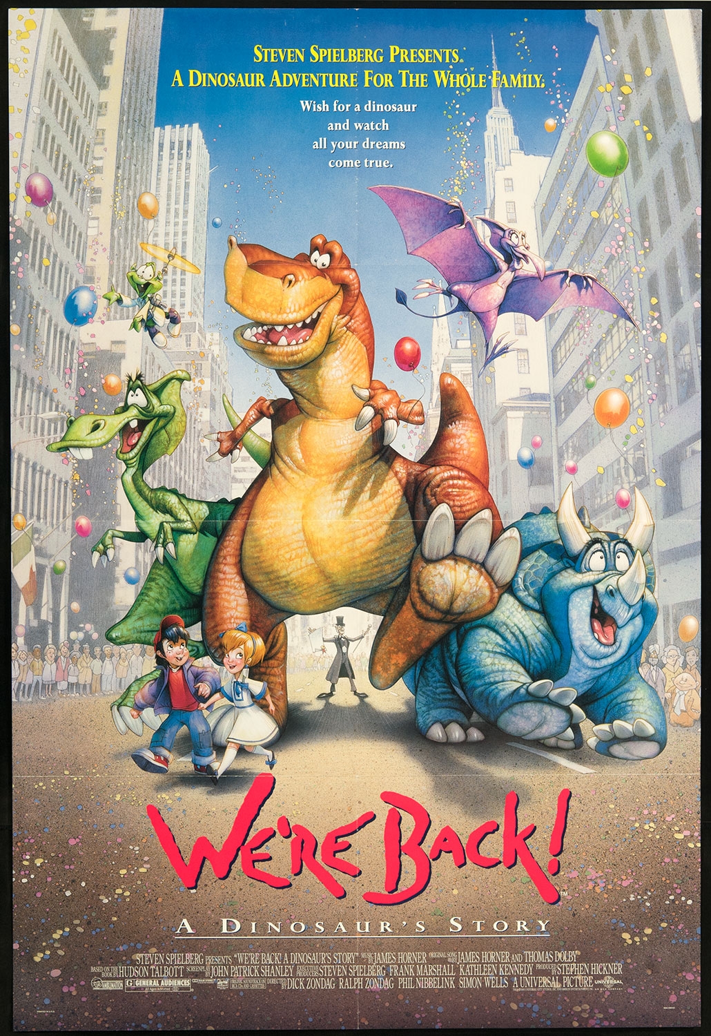 We re Back A Dinosaur s Story 1993 Plot IMDb