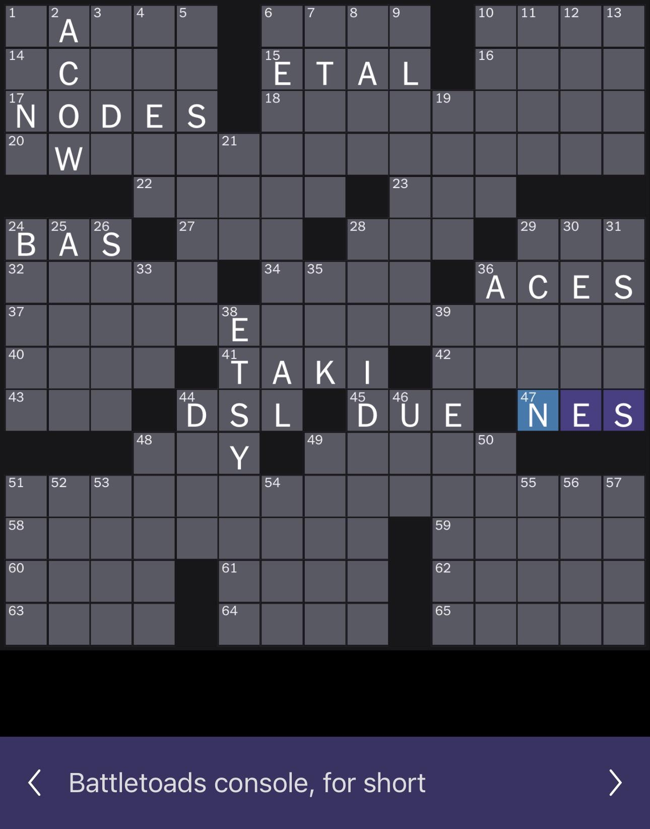 What An Esoteric Reference For The NYT Crossword R nes What An Esoteric Reference For The NYT Crossword R nes