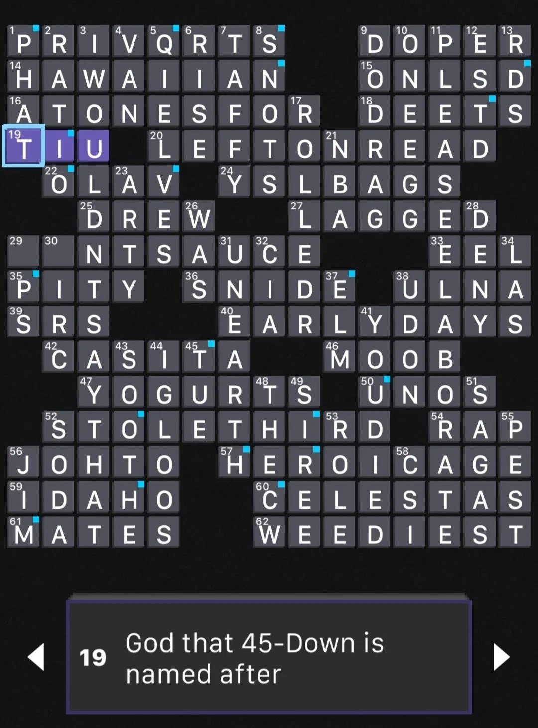What Are These Crossword Puzzle Clues Talking About R whatisit What Are These Crossword Puzzle Clues Talking About R whatisit