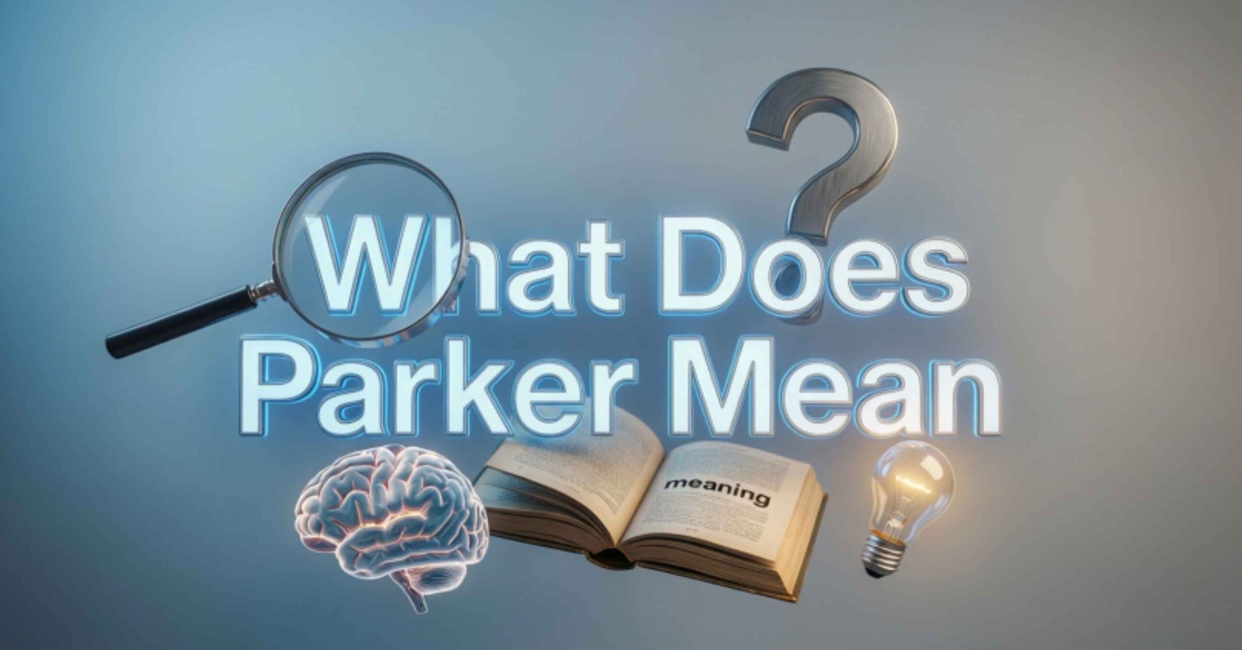 What Does Parker Mean A Name Full Of Heart And History