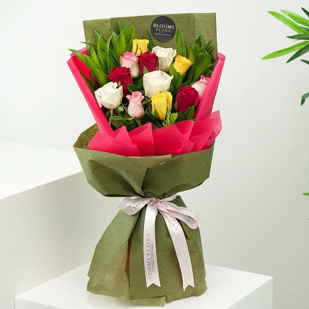 Where To Buy Roses Online 14 Mixed Roses Bouquet Delivery In Singapore SG Mixed Roses Bunch Crossword Clue