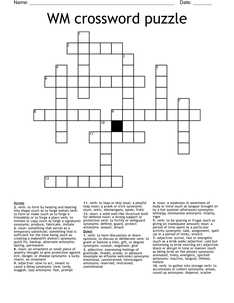 frolic crossword clue