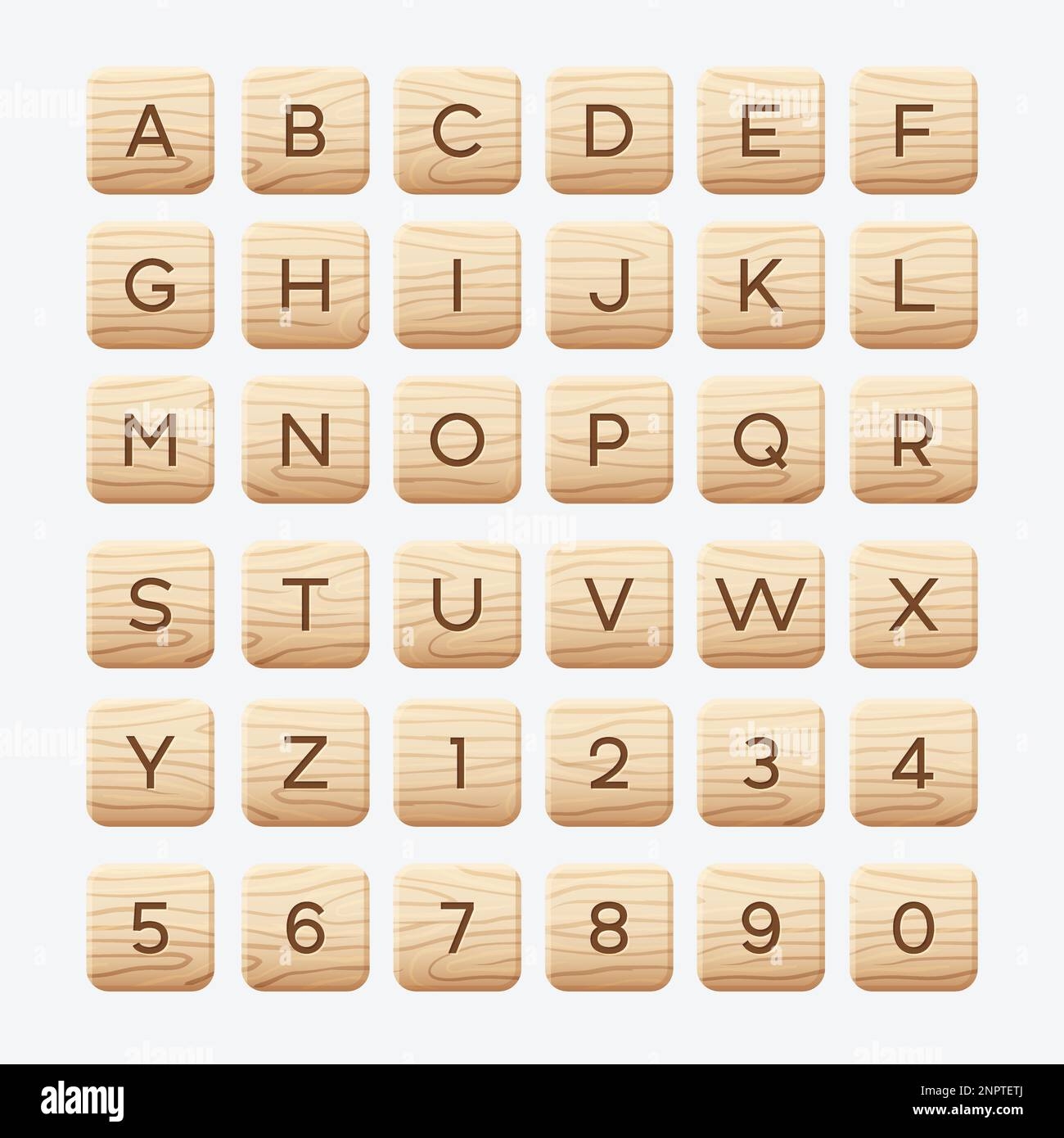 Wooden Tiles Alphabet Square Block With Letters And Numbers Game Asset Puzzle Or Crossword Games UI Vector Illustration Stock Vector Image Art Alamy Wooden Tiles Alphabet Square Block With Letters And Numbers Game Asset Puzzle Or Crossword Games UI Vector Illustration Stock Vector Image Art Alamy