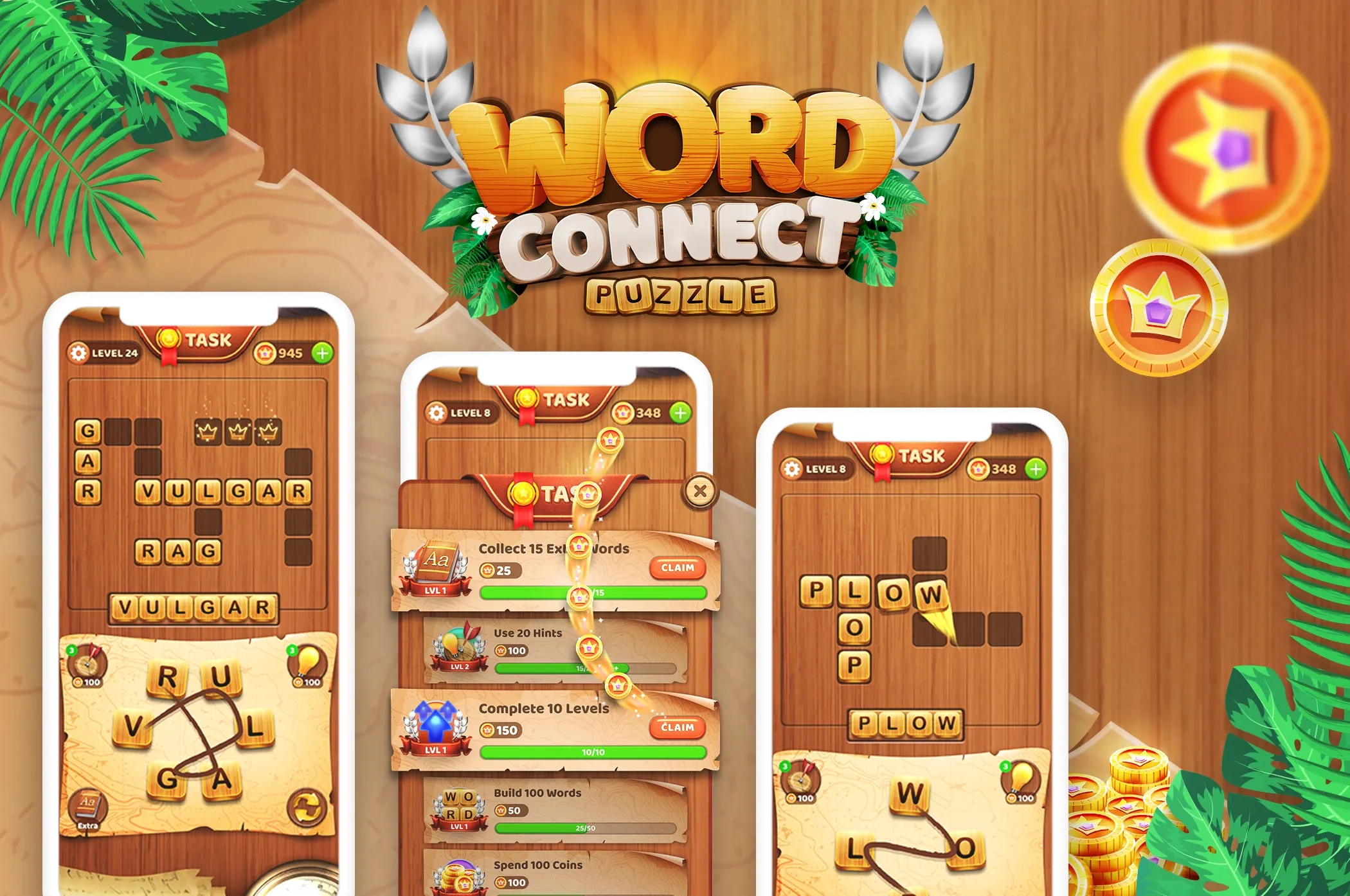 Word Connect Cross Word Puzzle Game By M cin On Dribbble