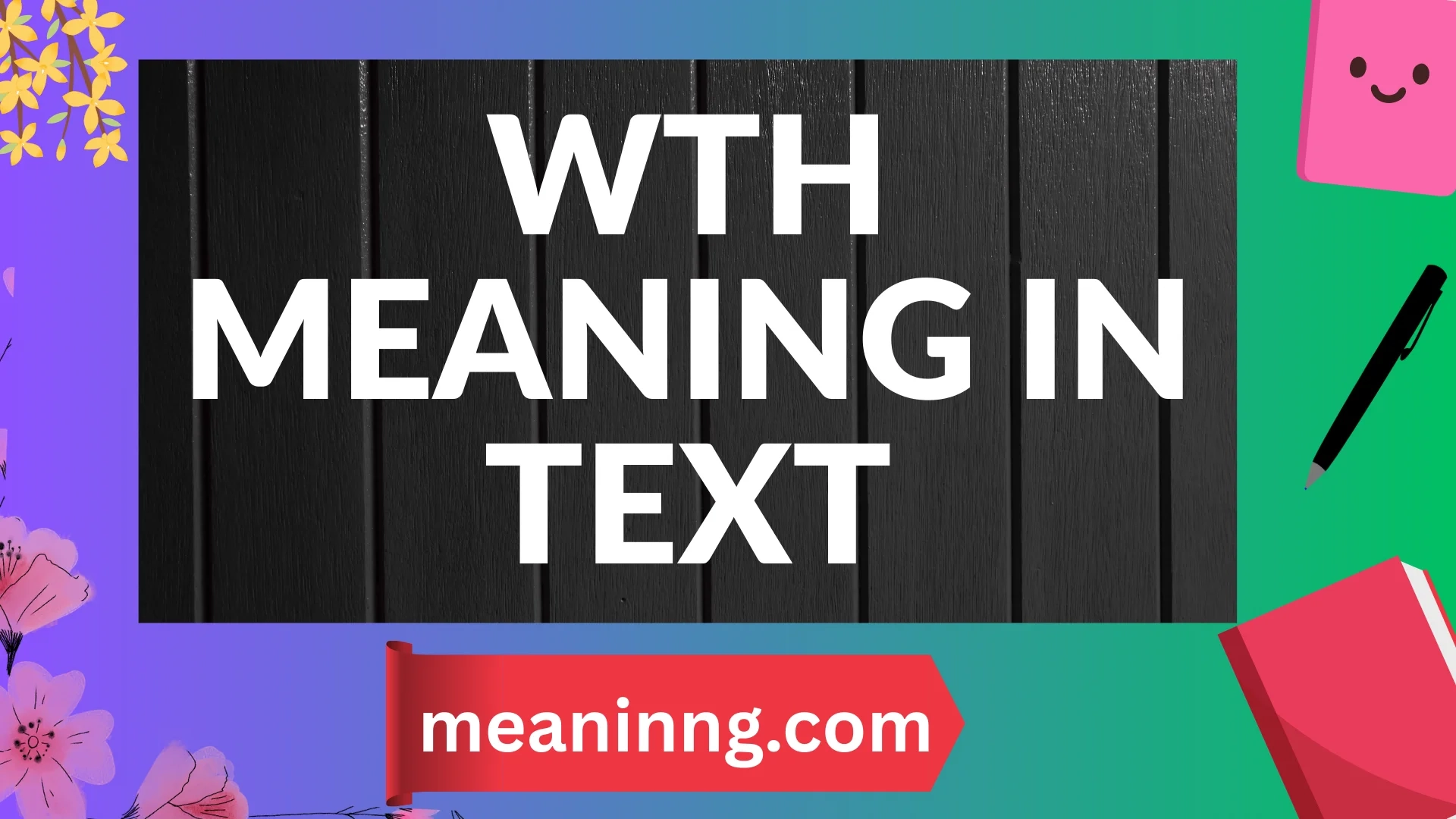 wth meaning in text wth meaning in text
