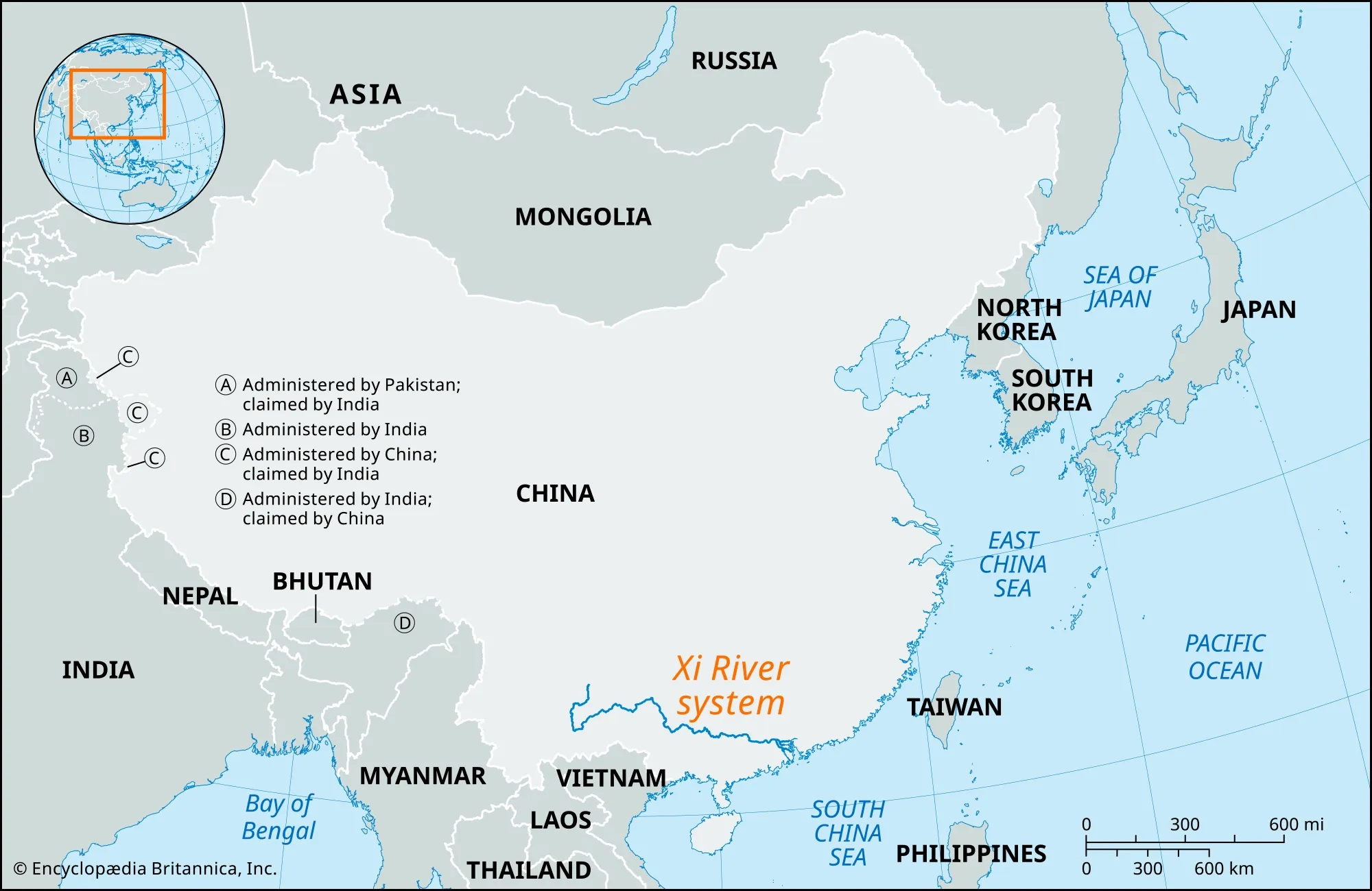 Xi River System China Map Location Facts Britannica