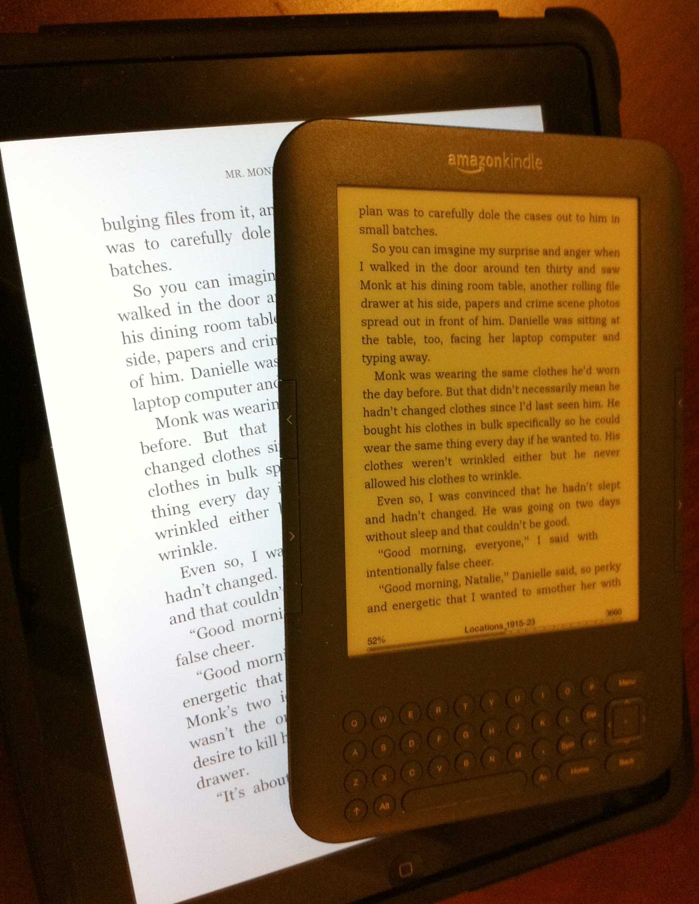 kindle or nook crossword clue 7 letters